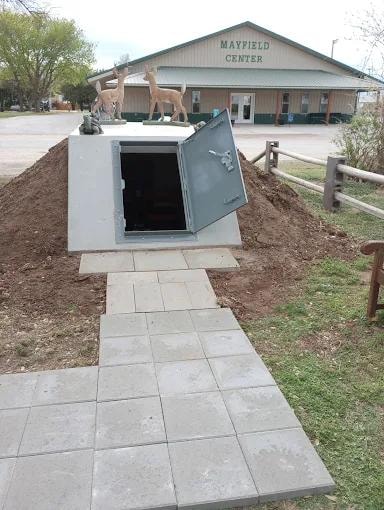 Drop Zone Shelters installation crew